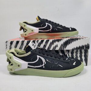 Nike Blazer Low Acronym Men's Black Olive Sneakers DO9373-001 US Size 5.5 NWB